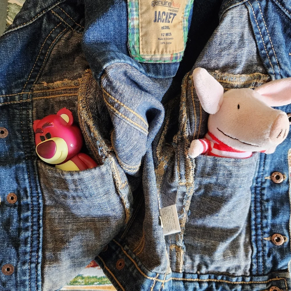 12mo 👣 Osh Kosh Jacket Kid's Denim Jean Coat